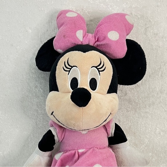 DISNEY Minnie Mouse Plush in Pink large 20 inch Stuffed Animal Collectable Toy - Picture 3 of 7